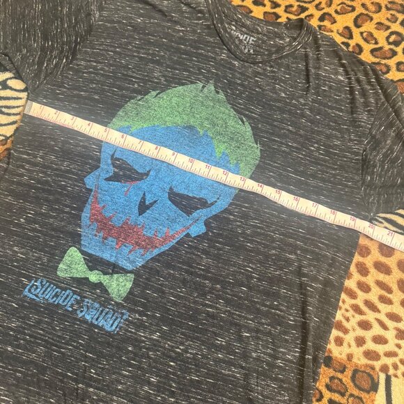 Suicide Squad Joker Graphic Kids T-Shirt Medium Black Heather short sleeve - Picture 4 of 6